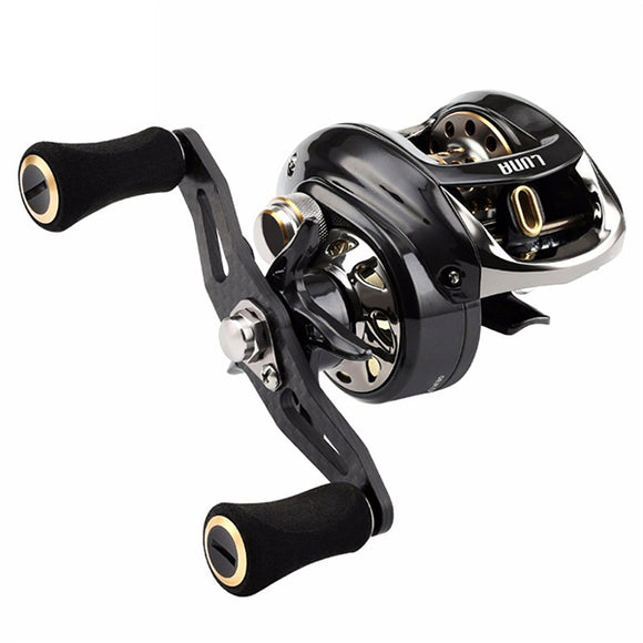 SeaKnight LUNA 7.6:1 11+1BB C60 Carbon Fiber Fishing Reel 5kg Drag Super Light Baitcasting Reel