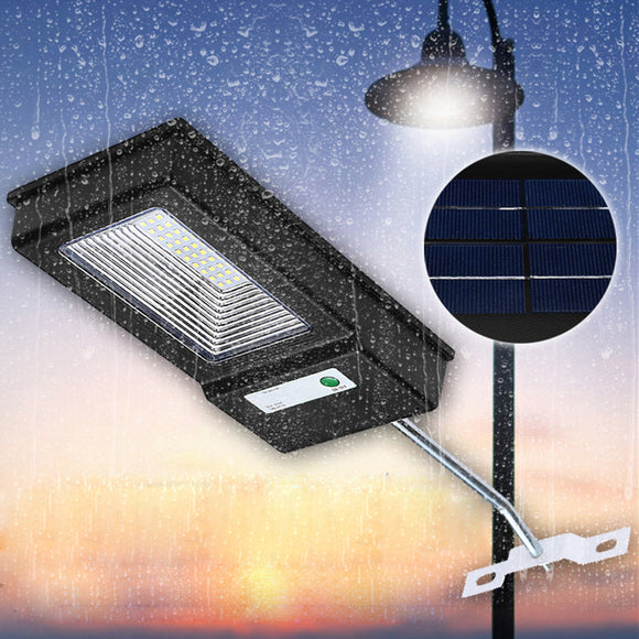 20W Solar Powered PIR Motion Sensor Wall Lamp Outdoor Garden Security Street Light Waterproof