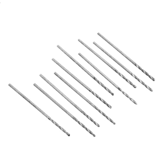 Drillpro 100pcs 2.0mm Drill Bit HSS High Speed Steel Straight Shank Twist Drill Bit For Hand Twist Drill