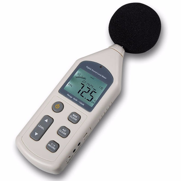 GM1356 Digital USB Noise Meter Sound Level Meter Decibel Meter 30-130dB A/C FAST/SLOW dB + Software