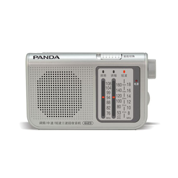 Panda 6123 Radio FM MW SW Three Band Radio for Parents Children
