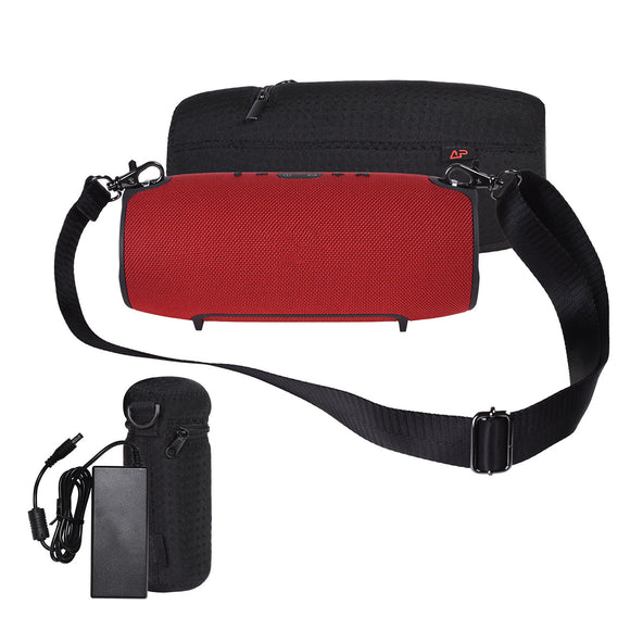 Lycra Zipper Carrying Case Bag For JBL Xtreme Bluetooth Speaker Charger