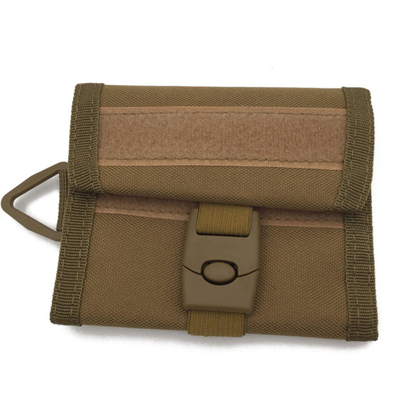 Men Tactical Waist Bag Outdoor Pouch Military Molle Wallet Card Holder with Hook