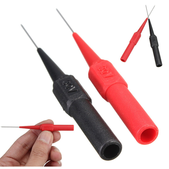 10pcs DANIU Insulation Piercing Needle Non-destructive Multimeter Test Probe Red/Black