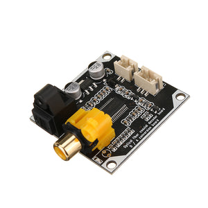 24bit 192khz DAC Digital Audio Decoder Optical Fiber Coaxial Digital Signal Input Stereo Output Decod Board