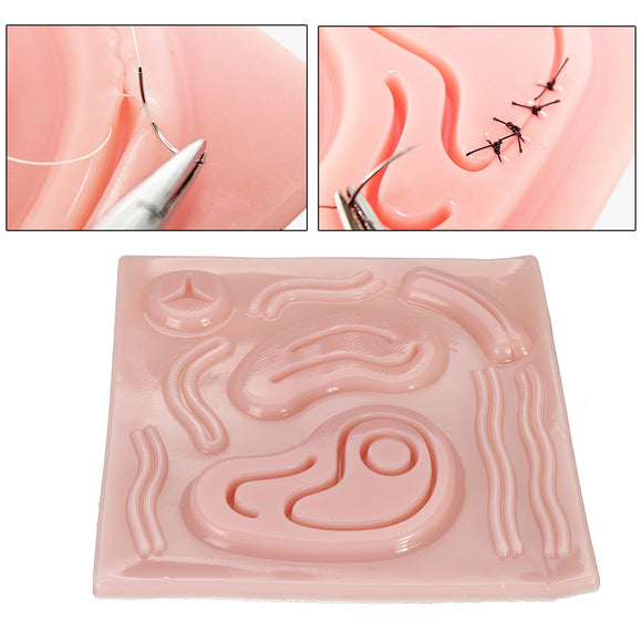 Laparoscopic Simulation 3D Module Surgical Silicone Training Practice Skin Suture Pad