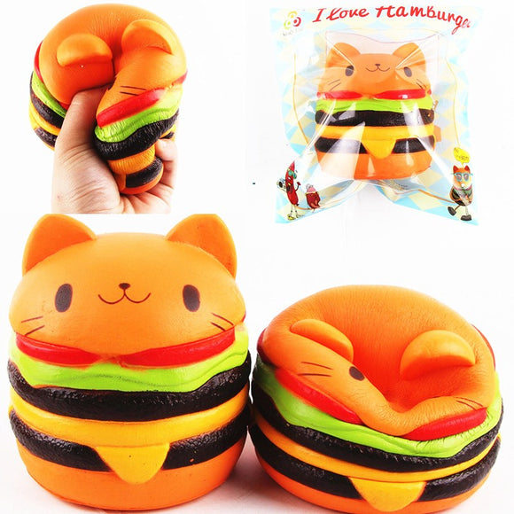 11*10CM Sanqi Elan Squishys Cat  Collection Gift Decor Toy Original Packaging