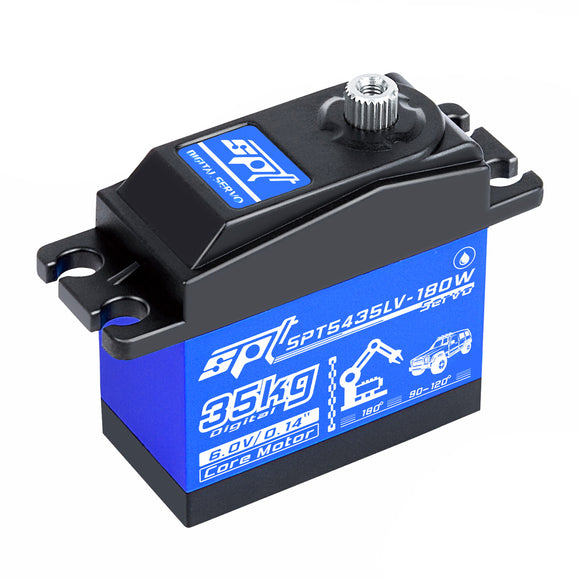 SPT Servo SPT5435LV-180W 35KG Large Torque Waterproof Metal Gear Digital Servo For RC Robot RC Car