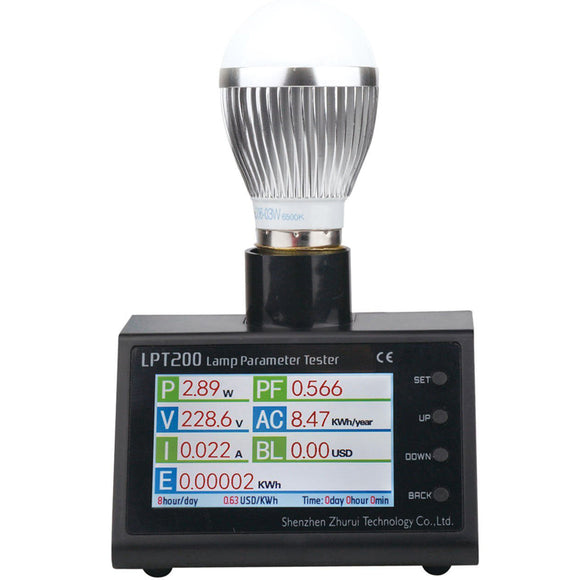 LPT200 AC Power Energy Monitor Digital Electricity Meter KWH Meter Watt Meter Power Analyzer