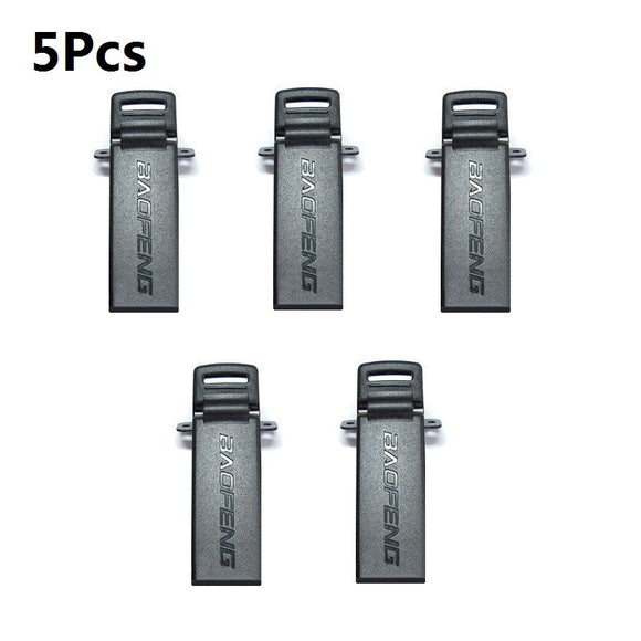 5Pcs Spare Part Back Belt Clips For Baofeng UV5R UV-5R 2 Way Radio Walkie Talkie