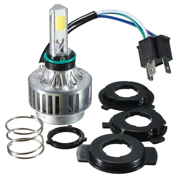 H4 32W 3000LM 6500K COB Hi/Lo Beam LED Motorcycle Headlight DC 9-16V