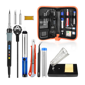 Handskit Digital Soldering Iron kit Electric Soldering Iron Desoldering Pump Soldering Tools with On-Offf Switch