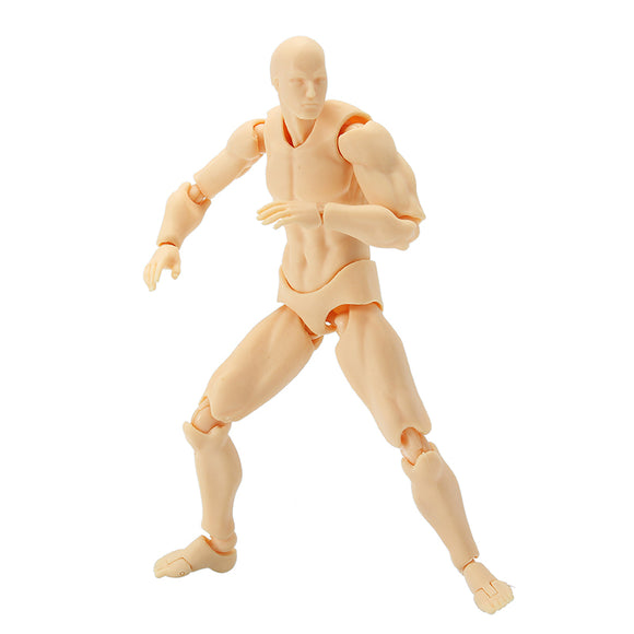 17cm 2.0 Deluxe Edition PVC Action Figure Skin Color Nude Male Joint Figure Collections Gift Doll To