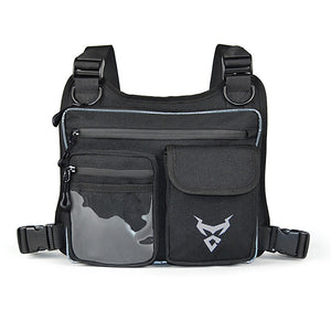 MOTOCENTRIC 11-MC-0121 Motorcycle Chest Bag Adjustable Men Moto Riding Waterproof Bag Motocross Motorbike Functional Tactical Backpack