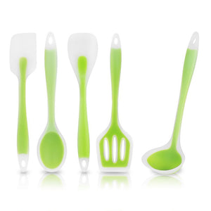 KCASA KC-SD26 5Pcs Set Kitchen Cooking Utensil Heat Resistant Spoon Turner Spatula Soup Ladle