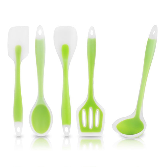KCASA KC-SD26 5Pcs Set Kitchen Cooking Utensil Heat Resistant Spoon Turner Spatula Soup Ladle