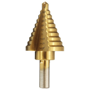 HSS 10 Step Cone Drill 1/4 - 1-3/8 Inch Step Drill Bit