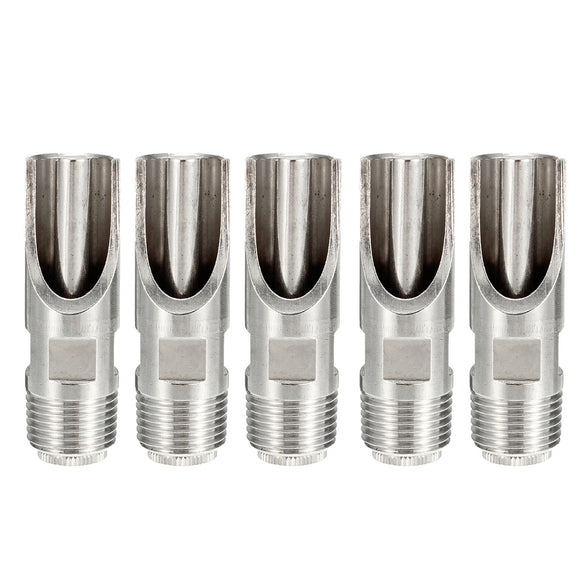 5Pcs 1/2 Inch Stainless Steel Pig Automatic Nipple Drinker Feeder Duck-Billed Waterer