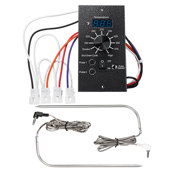 Replacement Digital Thermostat Controller Board+2 Probes for Traeger Wood Pellet Grills BAC365
