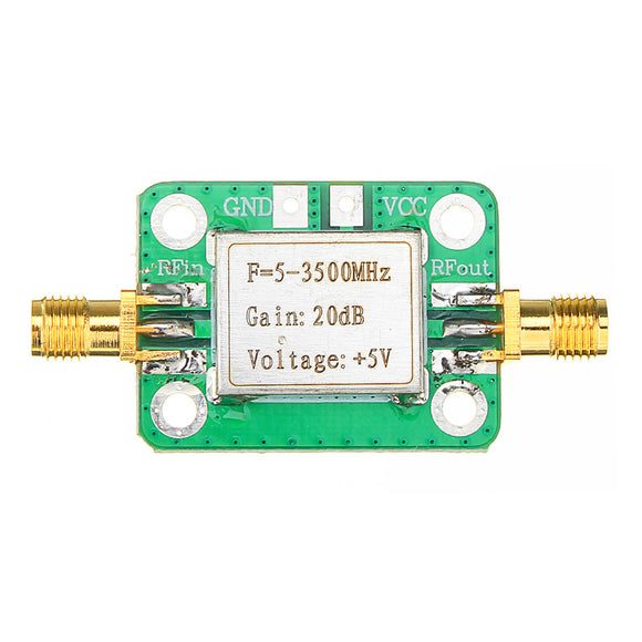 0.1-2000MHz RF Amplifier Wideband High Gain 30dB Low Noise Amplifier LNA Broadband Module Receiver