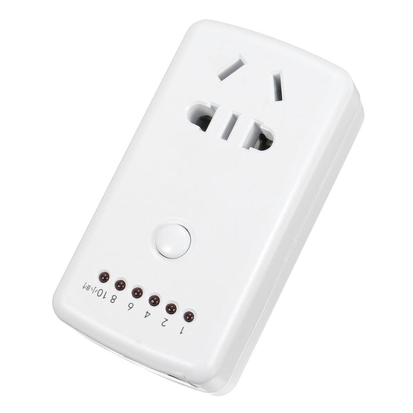 220V 10Hr Electrical Mechanical Time Wall Plug Switch Digital Countdown Timer