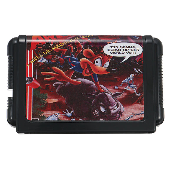 16bit Awesome Possum Game Cartridge for Sega Mega Drive Console