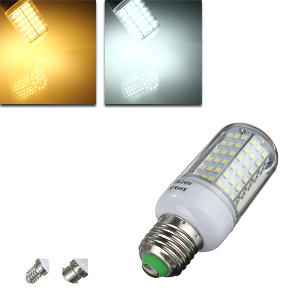 E27/E14/B22 10W 900/1000LM 126 LED 2835 SMD LED Corn Bulb Warm/White 220V Home Lamp