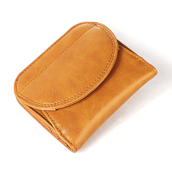 Women Genuine Leather RFID Blocking Wallet Coin Bag Protective Wallet