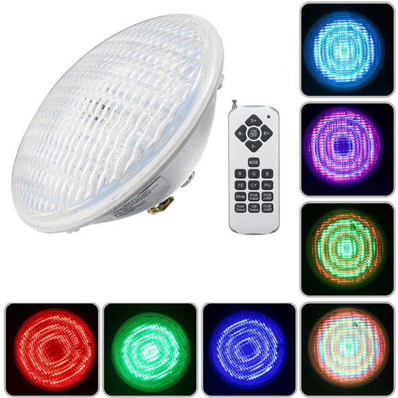 30W Par56 RGB LED Underwater Waterproof Swimming Pool Light IP68 Remote Control Atmostphere Light