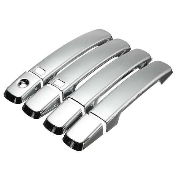 8Pcs Chrome Door Handle Cover Trim With Smart Keys For Nissan Rogue 2008-2013