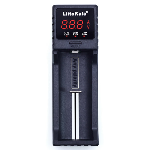 LiitoKala Lii-S1 Intelligent LCD Display USB Battery Charger for 18650 26650 14500 21700 Battery