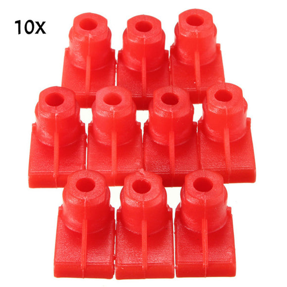 10pcs Opel Vauxhall Bumper to Wing Mounting Plastic Grommet Nut for Screws