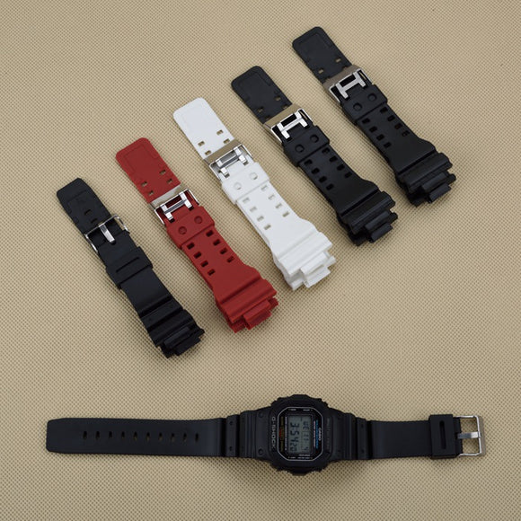 16mm Watch Band Watch Strap with  Pins for Casio G Shock GA-100 G-8900 GW-8900