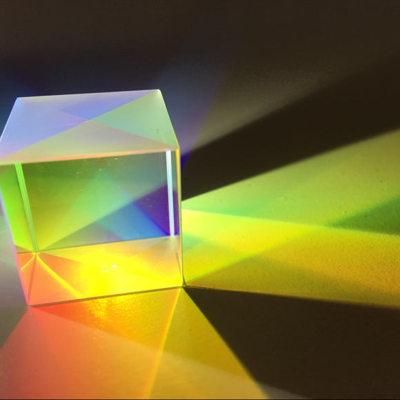 6Pcs X-cube Dichroic Cube Prism RGB Combiner Splitter DIY Decoration Education