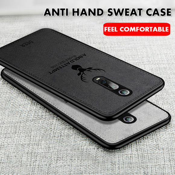 BAKEEY Deer Shockproof Cloth&TPU Protective Case For Xiaomi Mi 9T / Mi9T PRO / Redmi K20 / Redmi K20 PRO