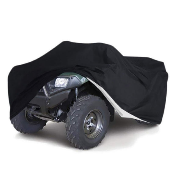 Quad Bike ATV ATC Cover PU Waterproof Heatproof 220x98x106cm Black