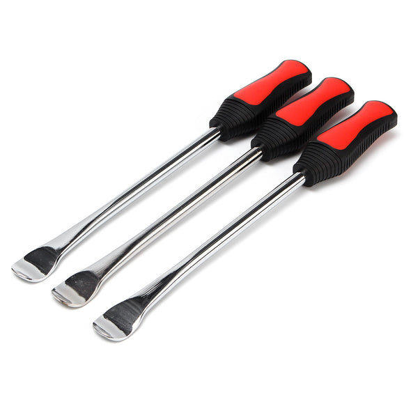 3pcs Motorcycle Bike Tire Lever Tool Spoon Changing Steel Tool Set With Case