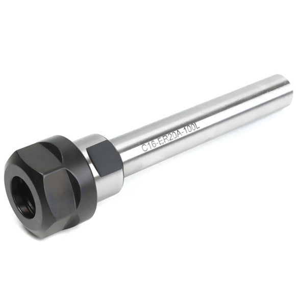 C16 ER20A 100L Collet Chuck Hoder Straight Shank Chuck Collect Extension Rod  for CNC Milling