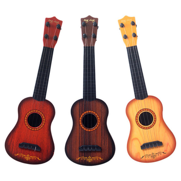 17 Inch Children Educational Plastic Ukulele Musical Toy Four Strings for Kids