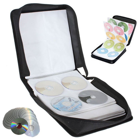 288 Disc CD DVD Box Storage Case Carry Bag Binder Book Sleeves Rack Holder
