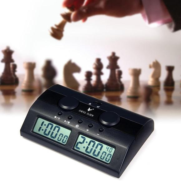 Electronic Digital Chess Clock Count Up Down Timer For I-GO
