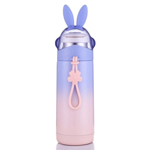 350ML Mini Vacuum Mug Cute Kid Thermos Stainless Steel Hot Water Bottle Travel Cup New Water Bottle