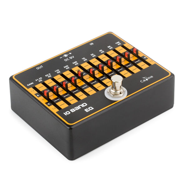 Caline CP-24 DC 9V 10 Band EQ Guitar Effects Pedal True Byass Guitar Equalizer Professional Pedals