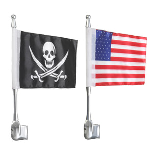 Motorcycle Hot Luggage Rack Vertical Flag Pole For Honda GoldWing GL1800 01-11