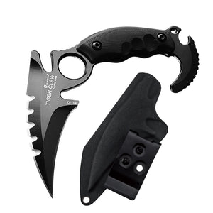 HX OUTDOORS D-159 Tactical Fixed Blade Knife Self Defense Survival Knifec Multifunction EDC Tool