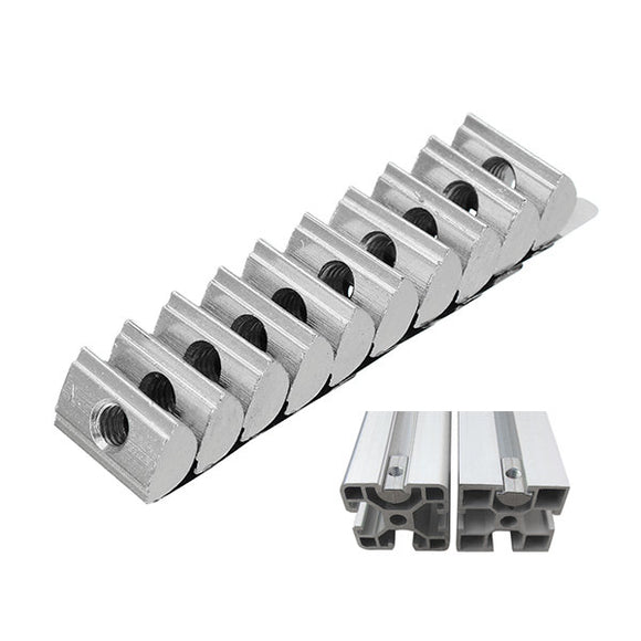 Machifit 10pcs 4040 M6 Shrapnel Nut Block Elastic Nut EU Standard for 4040 Aluminum Profile