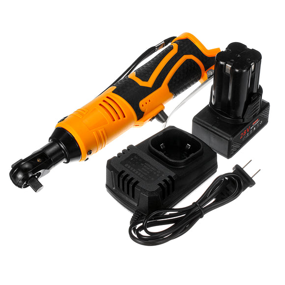 3/8 28V Power Cordless Ratchet Wrench Li-ion Electric Wrench 8000mah Max. Torque 85 Compact Size Battery and Charger