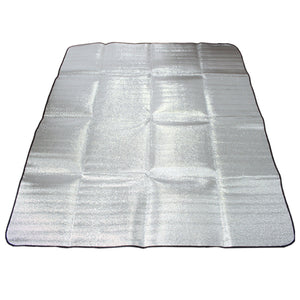 Outdoor Double-sided Tent Mat Aluminum Film Pad Waterproof Camping Picnic Blanket