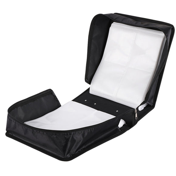 400Pcs Disc DVD Organizer Zipper Storage Bag CD Holder DVD Carry Case