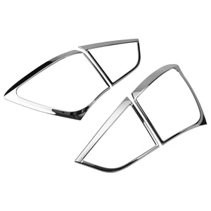 4Pcs Car Rear Tail Light Lamp Cover Trim Chrome For Suzuki Sx4 s-cross 2014-2018